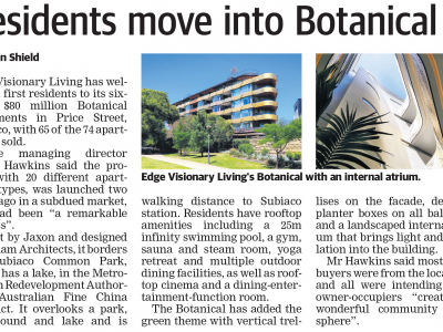 Residents move into Botanical