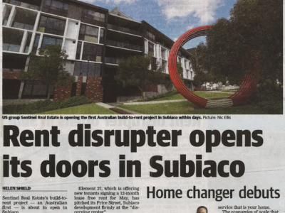 Rent disrupter opens its doors in Subiaco