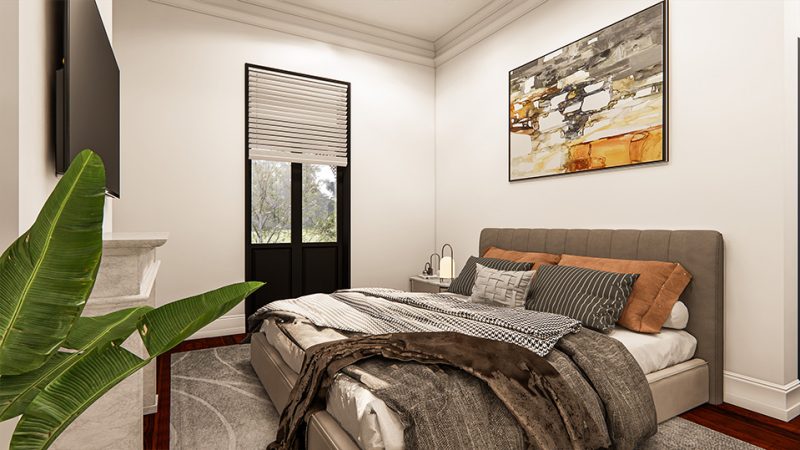 241205 Hay St Terrace Render - bedroom