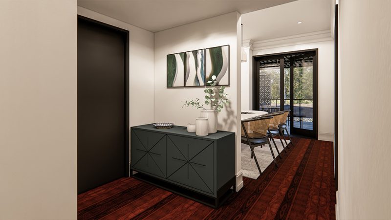 241205 Hay St Terrace Render - hallway