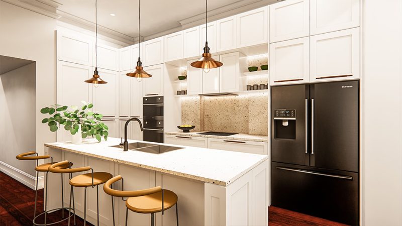 241205 Hay St Terrace Render - kitchen