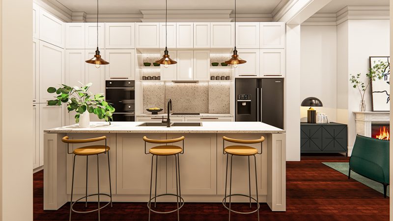 241205 Hay St Terrace Render - kitchen island