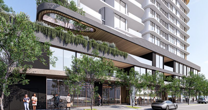 Harper Terrace render street view