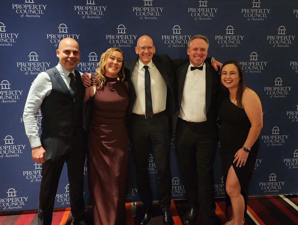 L-R: Giuseppe Cataldo, Alicia Abbott, Gary Godfrey, Greg Ewart, Louise Ward.